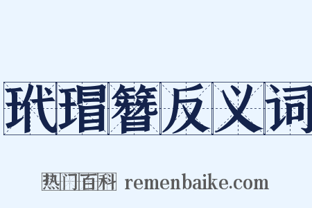 玳瑁簪反义词是什么意思的图片